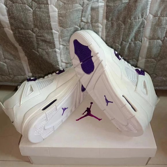 purple jordan 4 main image 4